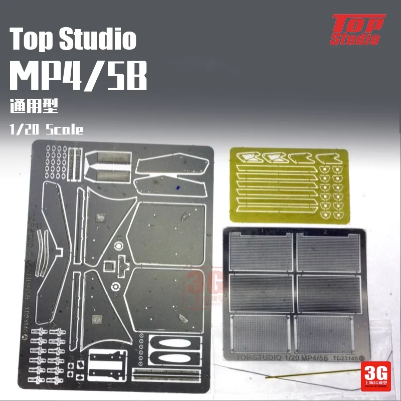 Top Studio 1:20 F1 MP4/5B TSTD23140 Metal Etching Sheet Limited Edition Static Assembly Model Kit Toys