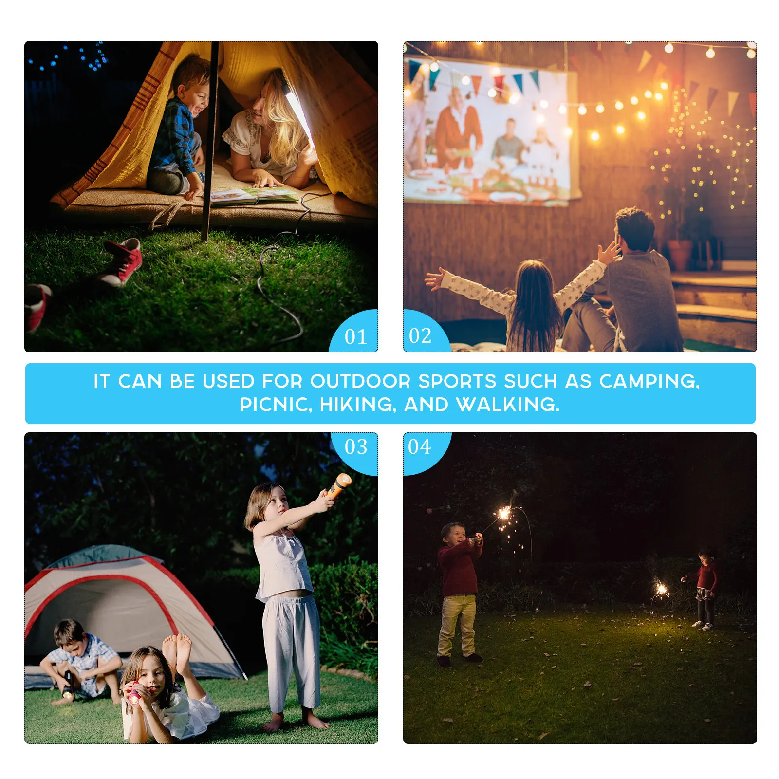 Cartoon Animal Kids Headlight Plastic Headlamp Portable Hands-Free Outdoor Camping Walking Lighting Kids Headlight