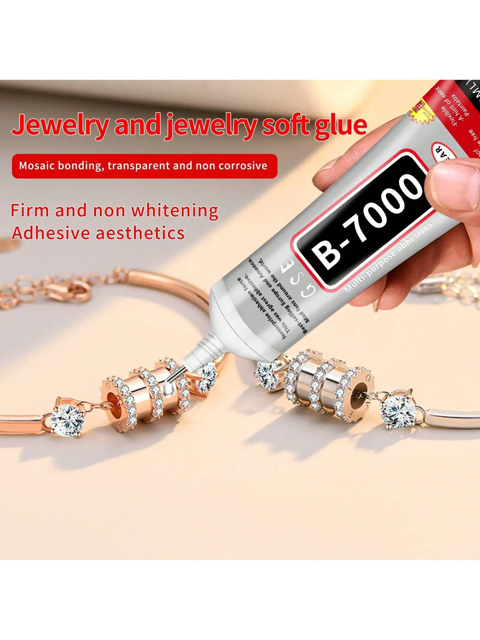 1pc 15ml/25ml  Super Glue For Diy Phone Screen Decoration, Acrylic Rhinestone, And Jewelry Making Beads