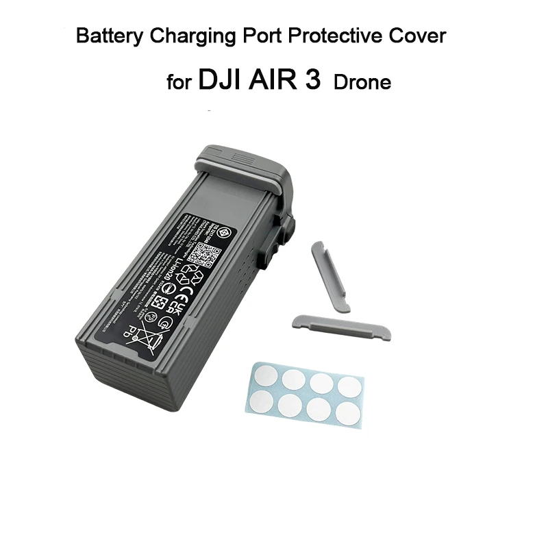 For DJI AIR 3 Drone Battery Charging Port Protection Cover Prevent Short-circuit Protector Dust-proof Plug Cap Accessory