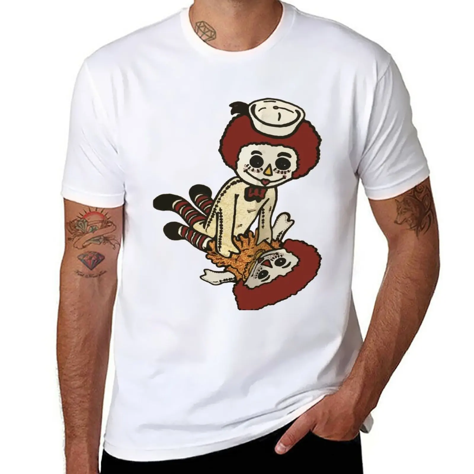 New Randy Raggedy Andy T-Shirt vintage t shirt quick-drying t-shirt Oversized t-shirt t shirts for men