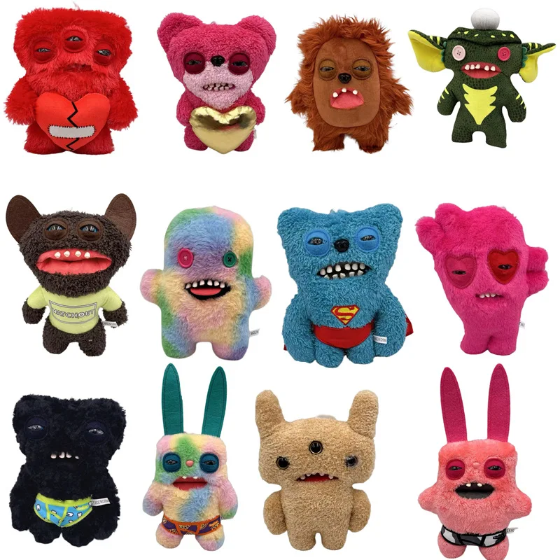 

22Cm Original Fuggler Plush Toys Teeth Monsters plushie Doll Fuggler Funny Ugly Peluche Toy Halloween Prank Decoration Kid Gift