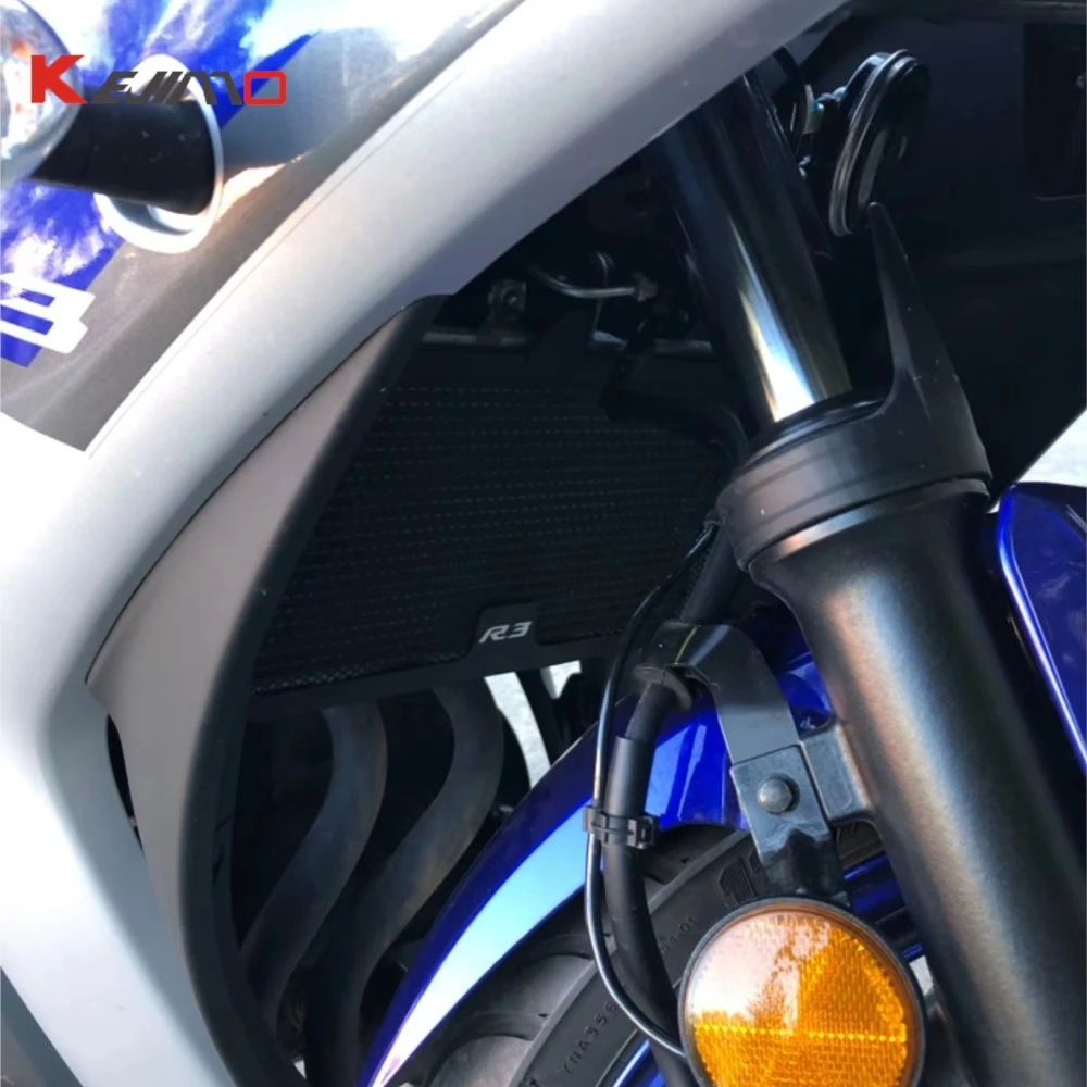 Motorcycle 2026 FOR YAMAHA YZF-R3 R25 R3 YZFR3 YZFR25 YZF R25 Radiator Tank Grill Guard Protector Protection 2014 2015 2016-2027