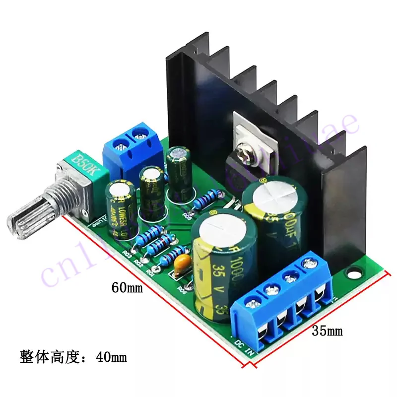 Audiophile Mono Speaker Audio Power Amplifier Board 30W Module DC12V Finished Product