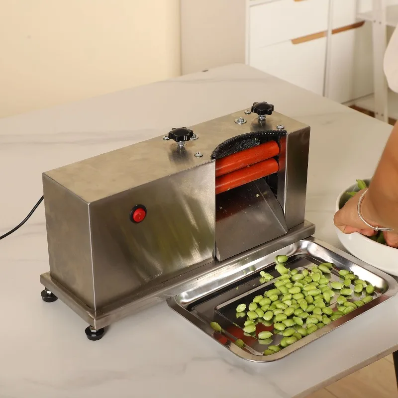 New Small Electric Edamame Peeler, Household Multifunctional Peeling Machine