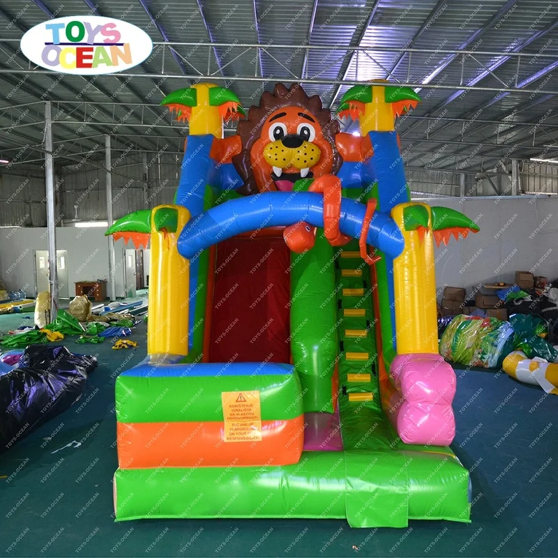 New Product Inflatable Dry Slide Commercial Large Adult Children Animal Jungle Slide for Sale