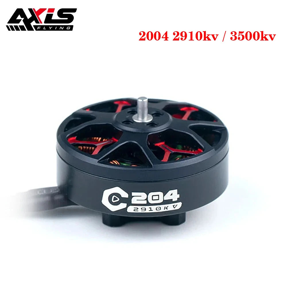 

AXISFLYING C204 2004 2910kv / 3500kv Brushless Motor 4-6S For 3inch Cinewhoop And Cinematic RC FPV Drone