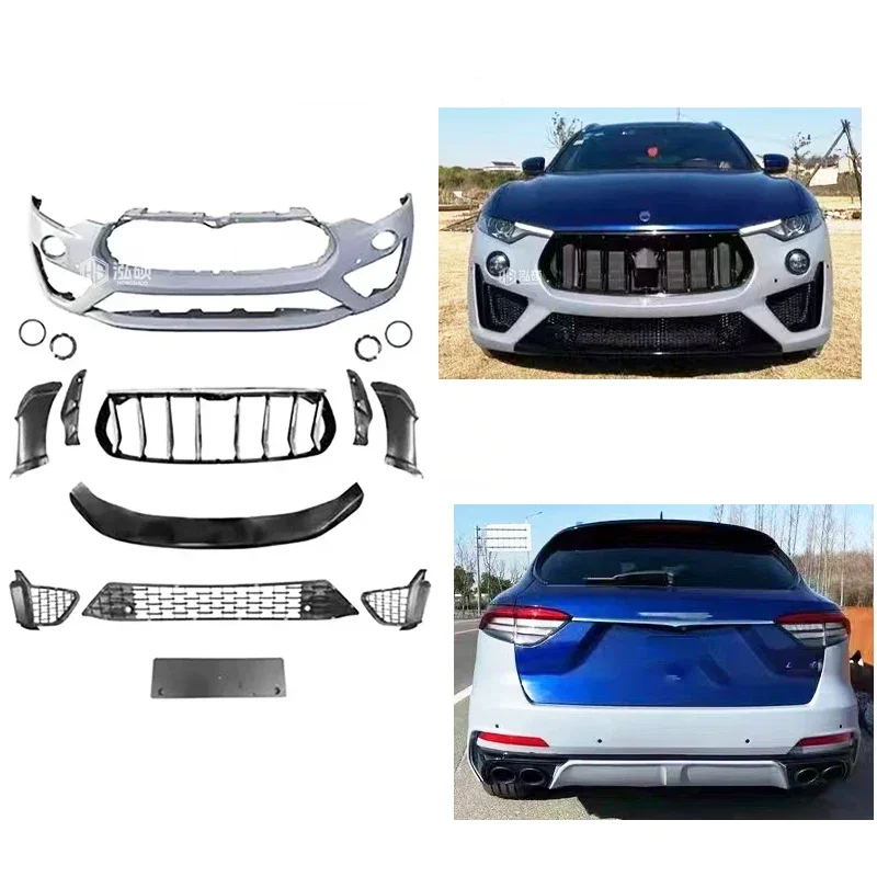 

Car Accessories For Maserati Upgrade To Sports Style Front Bumper With Grille Rear Bumper Side Skirts Taillights