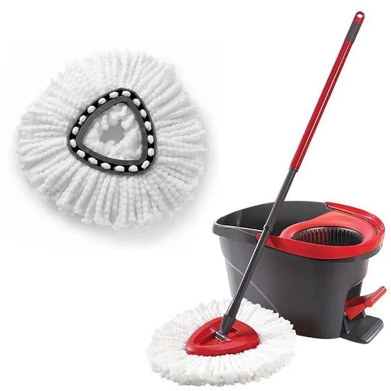 Für O-Zeder und Vileda Easywring 1 Tanks ystem wasch bar Mop Pad Dreieck rotierender Mop Kopf Basis Peeling Mop Bürsten kopf Zubehör – Detail 3