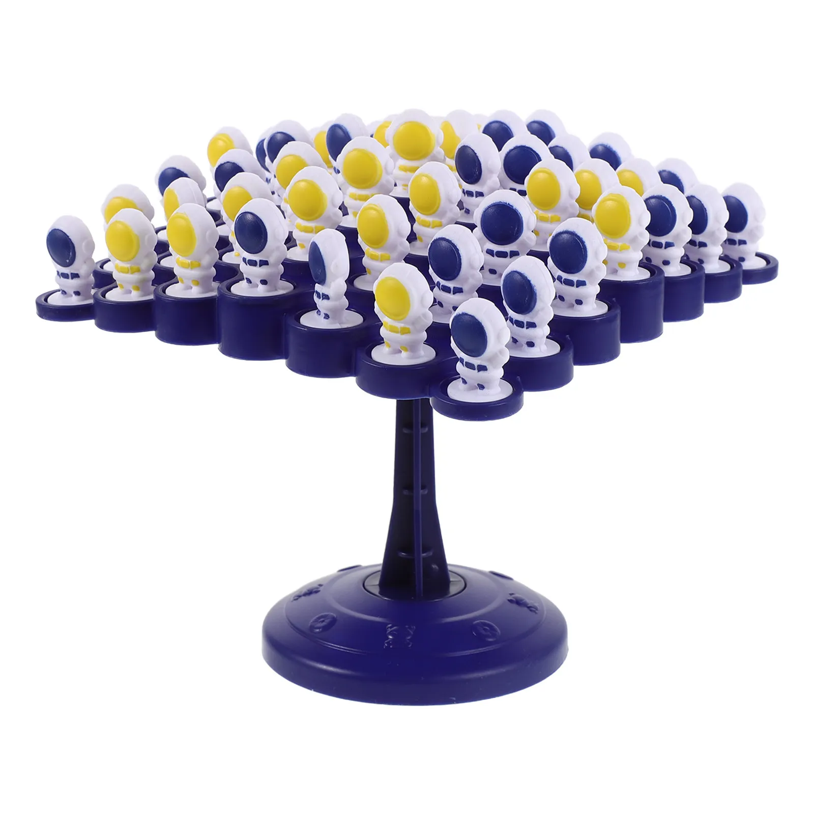 1 Conjunto de Jogo de Equilíbrio em Formato de Árvore - Desafio de Empilhamento de Astronautas para Festas em Família - Melhora a Coordenação e Habilidades Motoras Finas