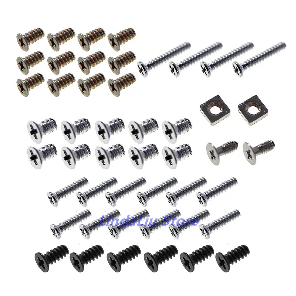 1 ชุดสําหรับ 3 DSXL 3 DSLL สกรูอะไหล่ซ่อมชุดสกรูสําหรับ 3 DSXL LL เกมคอนโซล Shell