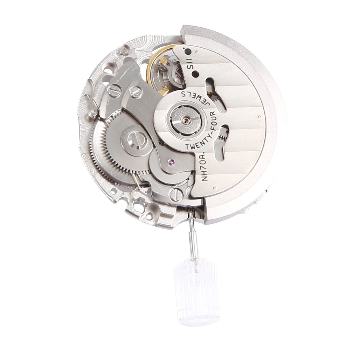 Hot New Japan NH70/NH70A Hollow Automatic Watch Movement 21600 BPH 24 Jewels High Accuracy Fit for Mechanical Watches