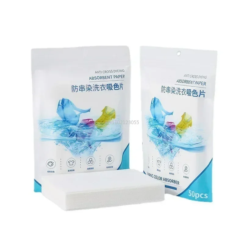 50/100Pc Laundry Tablets Strong Decontamination Laundry Detergent Sheet Underwear Clothe Cleaning Detergent Laundry Bubble Paper