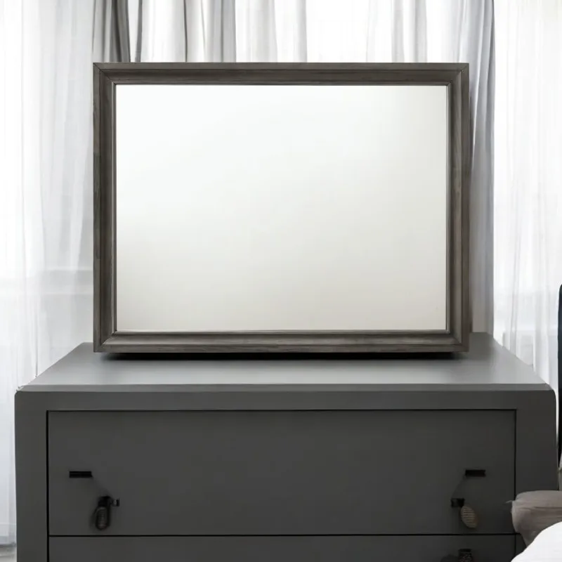 Naima Gray Finish Mirror