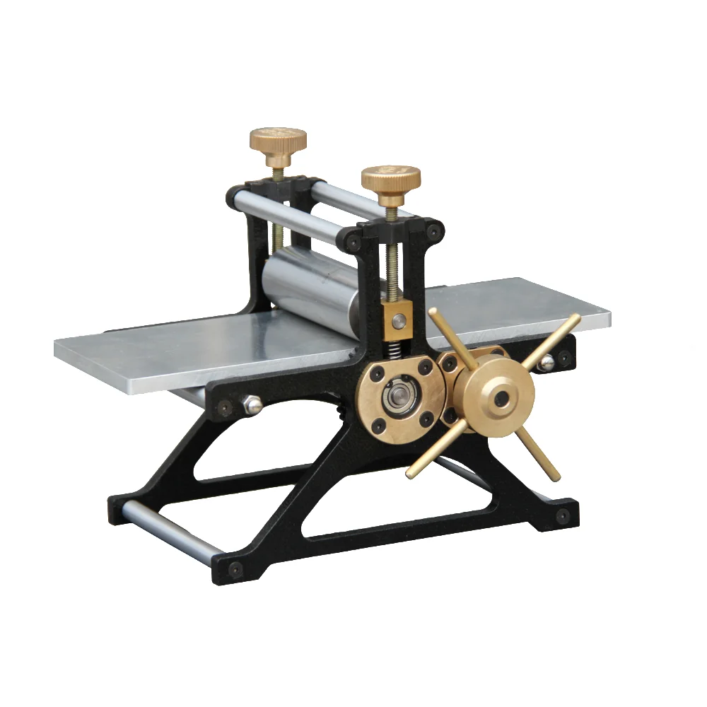 RC-10 75*200mm Miniature Etching Press Small Size Paper Intaglio Relief Printing Machine