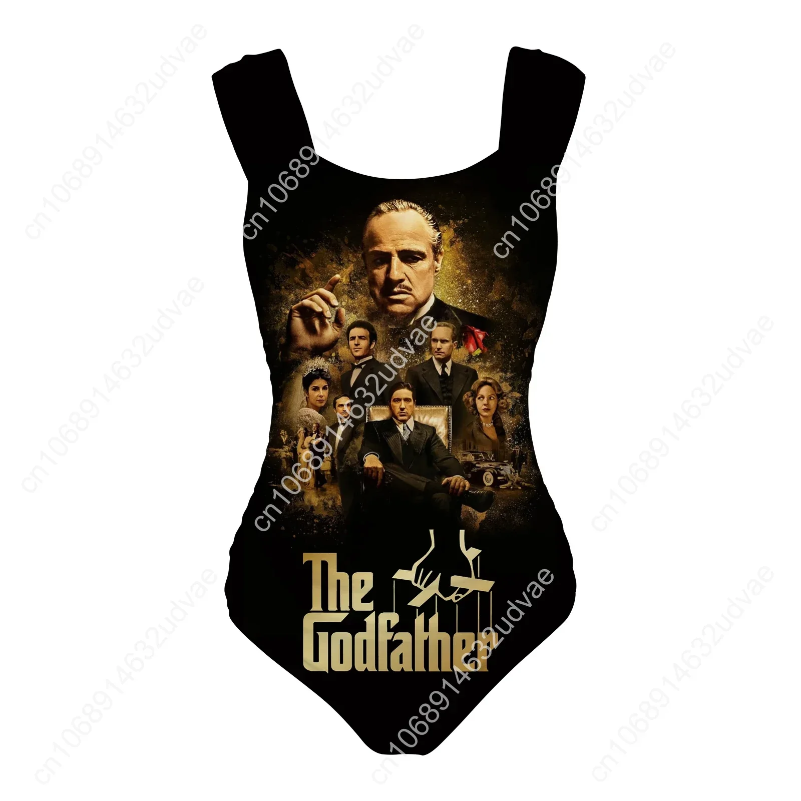 The Godfather  Swimsuit Wide Strap Women Bathing Suits Personalized Swimwear Pool Party Sexy Bikini Customize Beachwear