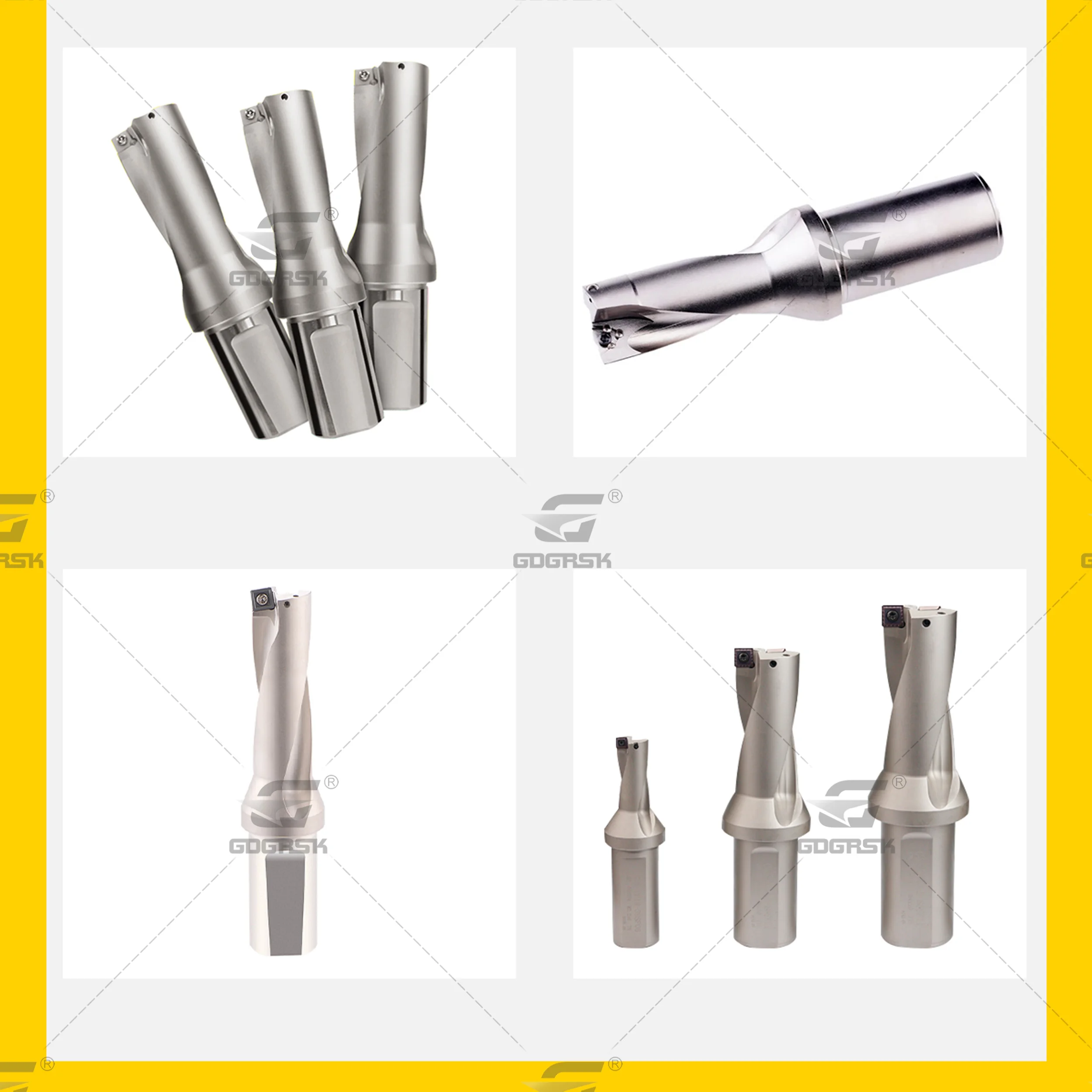 SP series insert U drill 10mm-50mm 2D 3D 4D 5D depth fast drill for Each brand SPMG insert Machinery Lathe CNC drill bit set