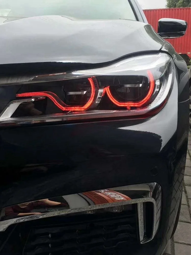 CSL Yellow Angel Eye DRL Boards For 2015-2019 BMW 7 Series G11 G12 730i 740e 750i 750ix Adaptive Headlight Daytime Running light