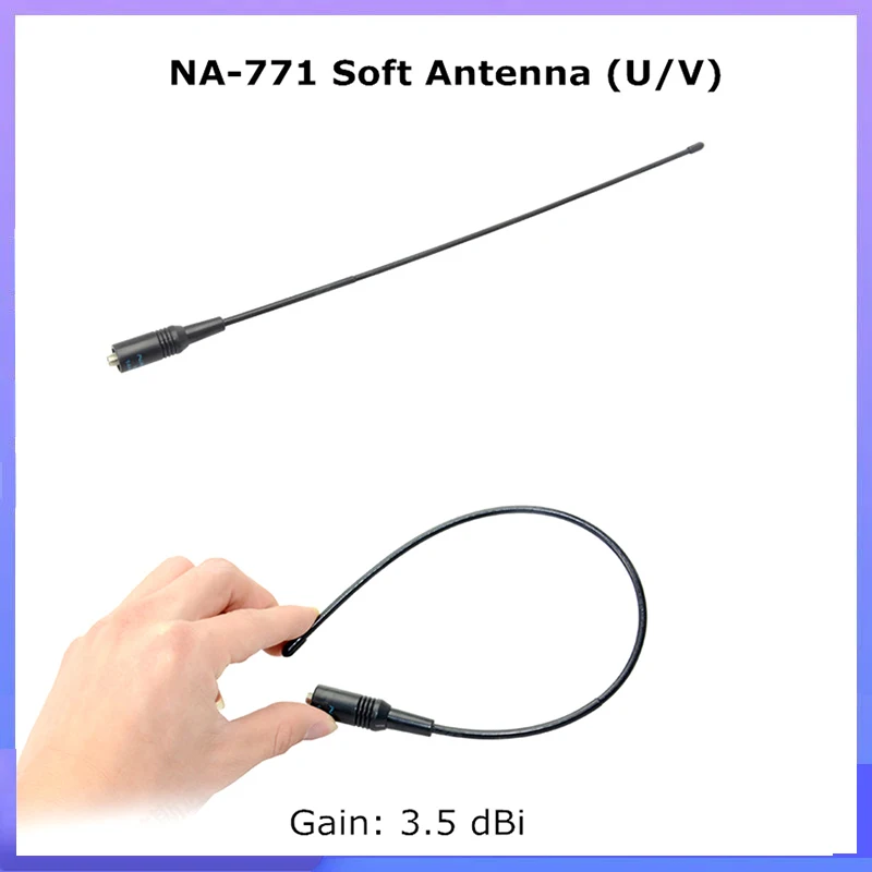 Na 771 Antenna 773 Nagoya Gain Antenna VHF/UHF SMA Female For Quansheng UV K5 UV K6 Baofeng DM 1701Walkie Talkie UV 82 Ham Radio