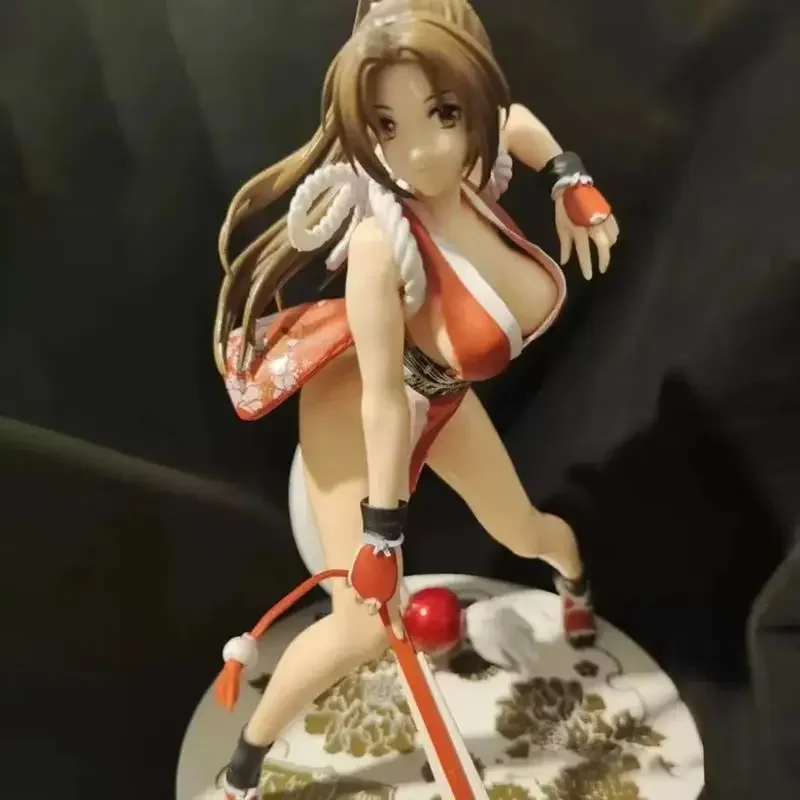 26cm The King Of Fighters Mai Shiranui Action Figure Fatal Fury Game Character Beauty Model Toys Cartoon Room Ornaments Gift Boy