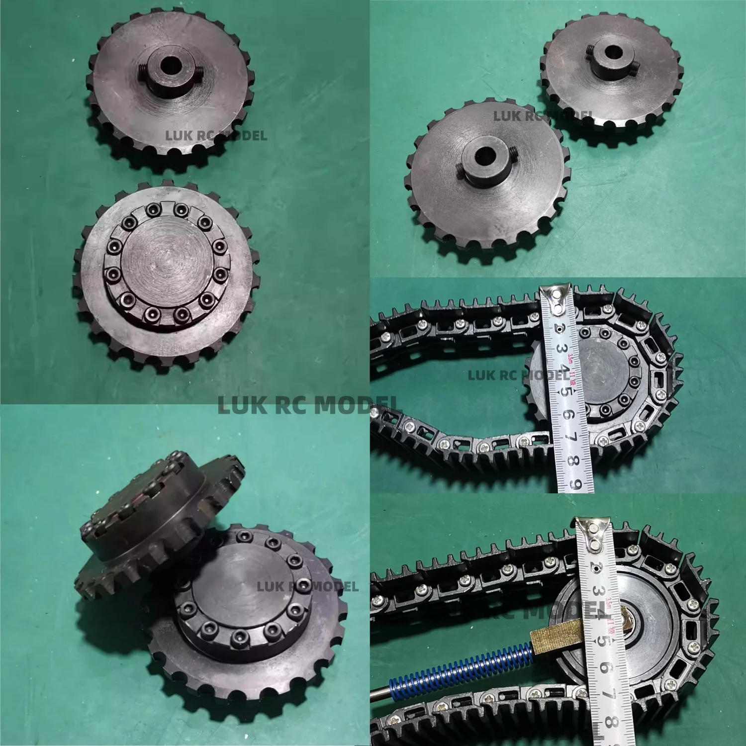 

1/12 Hydraulic Excavator Model Steel Metal Drive Wheel Engineering Model Crawler Power Wheel 1/14 Digger DIY Part Planetary Gear