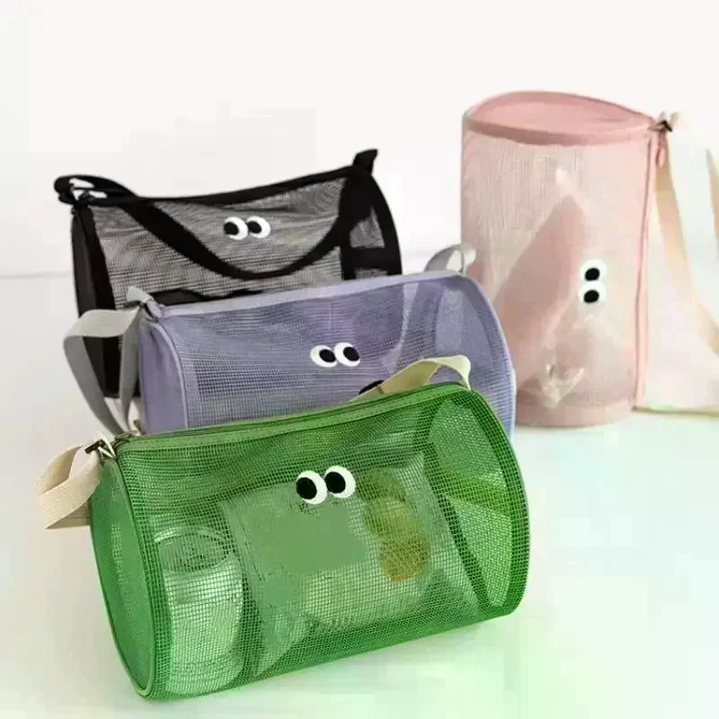 1Pcs Storage Bags Travel Washing Body Shower Tools Organizer Mesh Makeup Toiletry Handbags Hanging Cosmetic Pouch
