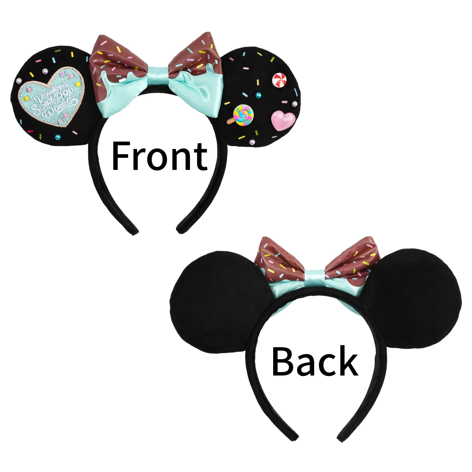 Cartoon Minnie Maus Ohren-Haarband Neuer Feiertags-Party-Weihnachts-Schneemann-Kopfschmuck Cosplay für Erwachsene Kinder DIY Haaraccessoires – Detail 4