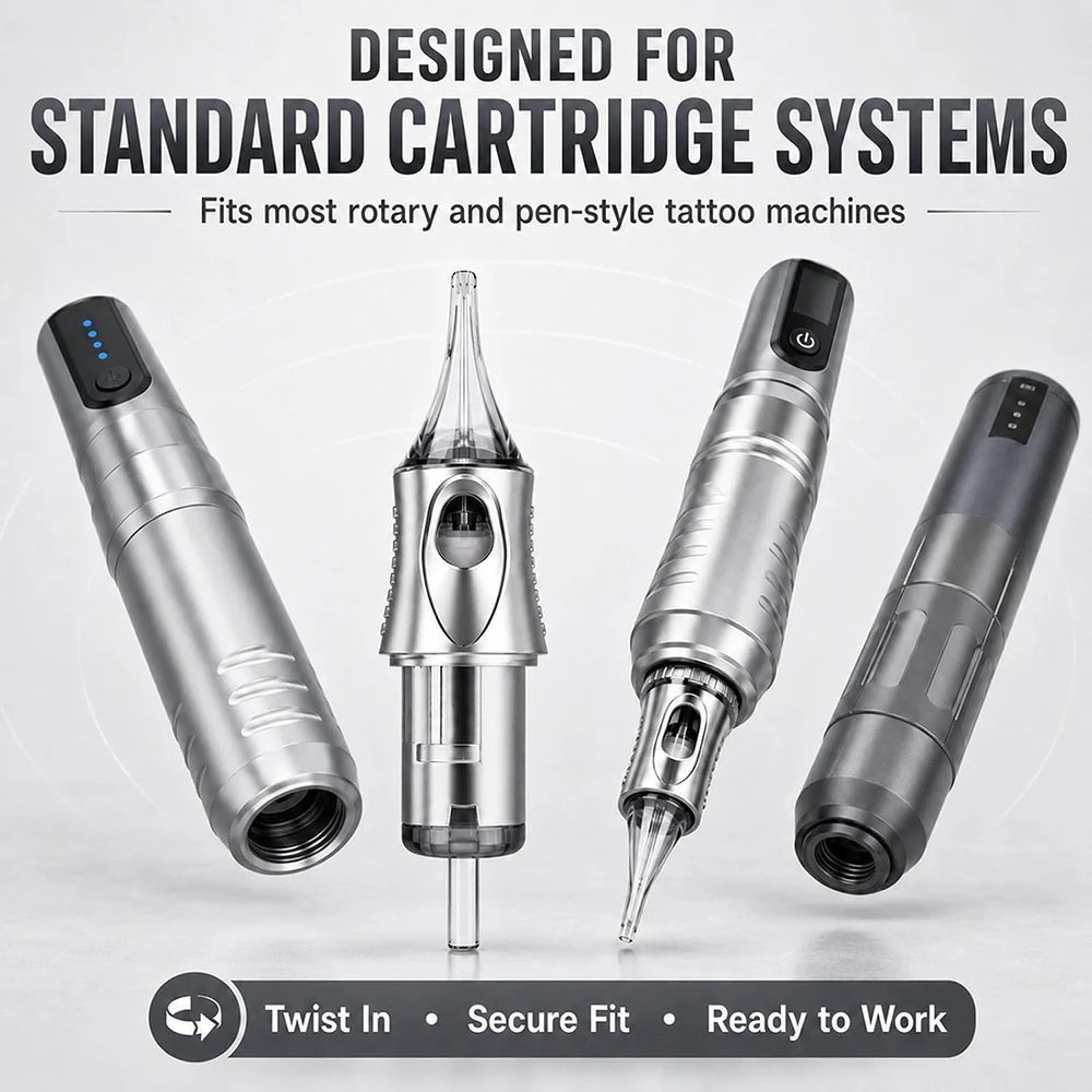 Tattoo Cartridge Needles Mixed RL RM Cartridge Tattoo Needles PEPAX Ultral Silver Body Art Makeup Tattoo Needle Supplies 5pcs