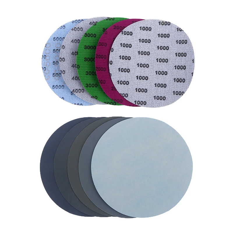 Multi-Pack of 15/25, 5-Inch Sanding Discs, 1000-5000 Grit for Efficient Wet and Dry Sanding, Ideal for Wood/Metal Polishing.