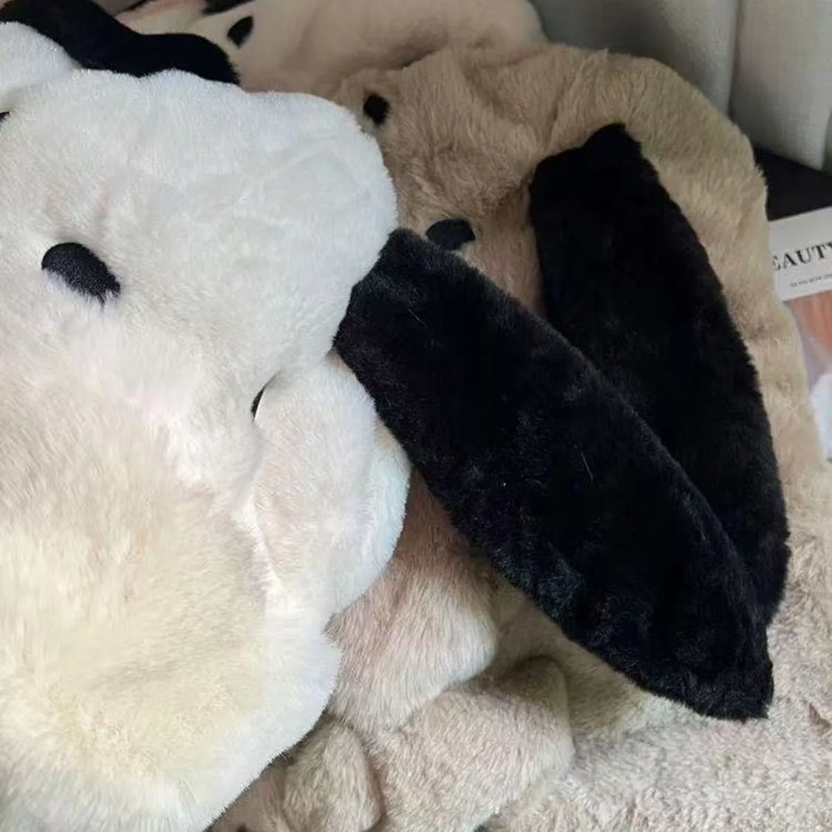 Sanrio Anime Plush Hat Scarf Gloves Pochacco Sanrio Winter Warm Cute Sweet Girl Warm Thicken Hat