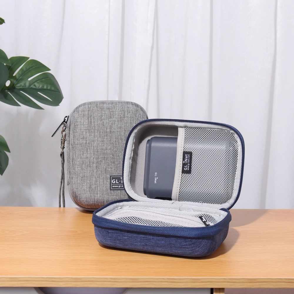 GL.iNet gadget organizer case for travel routers ,Hard Drive Bag , For chargers, cables, Mini routers