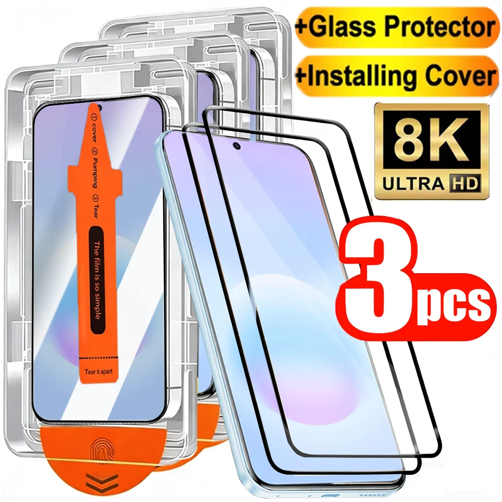 3-1PCS Premium Tempered Glass Screen Protector for Samsung G