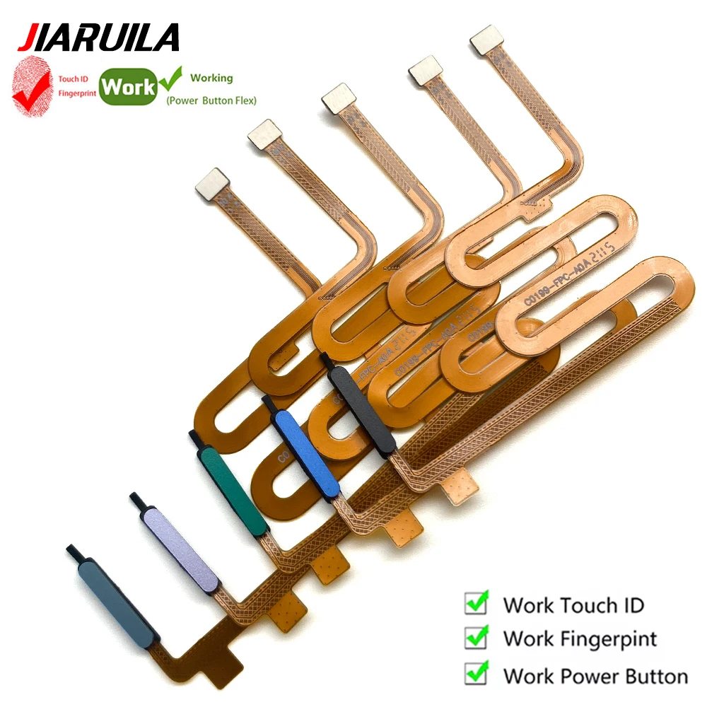 

Fingerprint Sensor Home Return Key Menu Power Button Flex Cable For Infinix Note 10 Pro Note 12 Pro 5G Note 10 Note 12 Pro 4G
