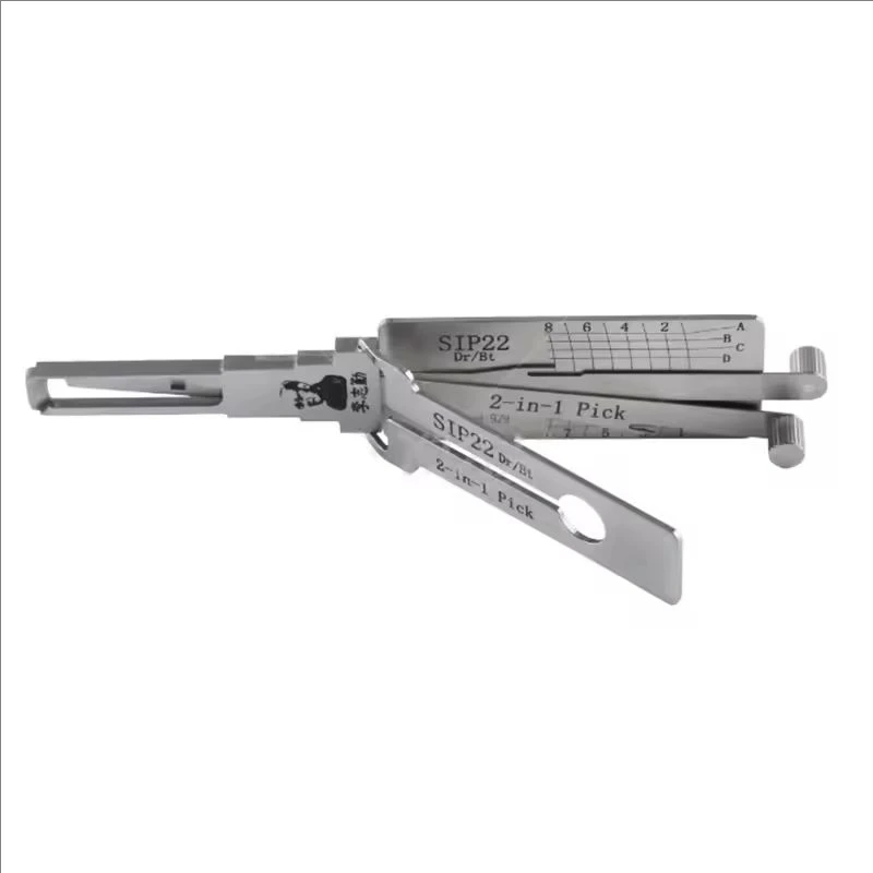 SIP22 Lishi 2-in-1 For Fiat Romeo Maserati Decoder Car Door Open Tool Locksmiths tool