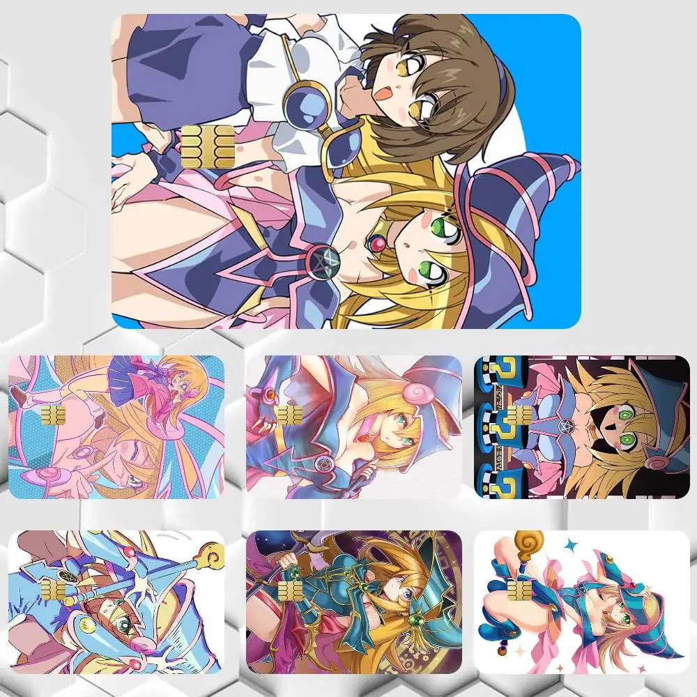 Dark Magician Girl Yu Gi Oh   Sticker Film Tape Skin for Credit Card Debit Card Waterproof Stickers Cartoon