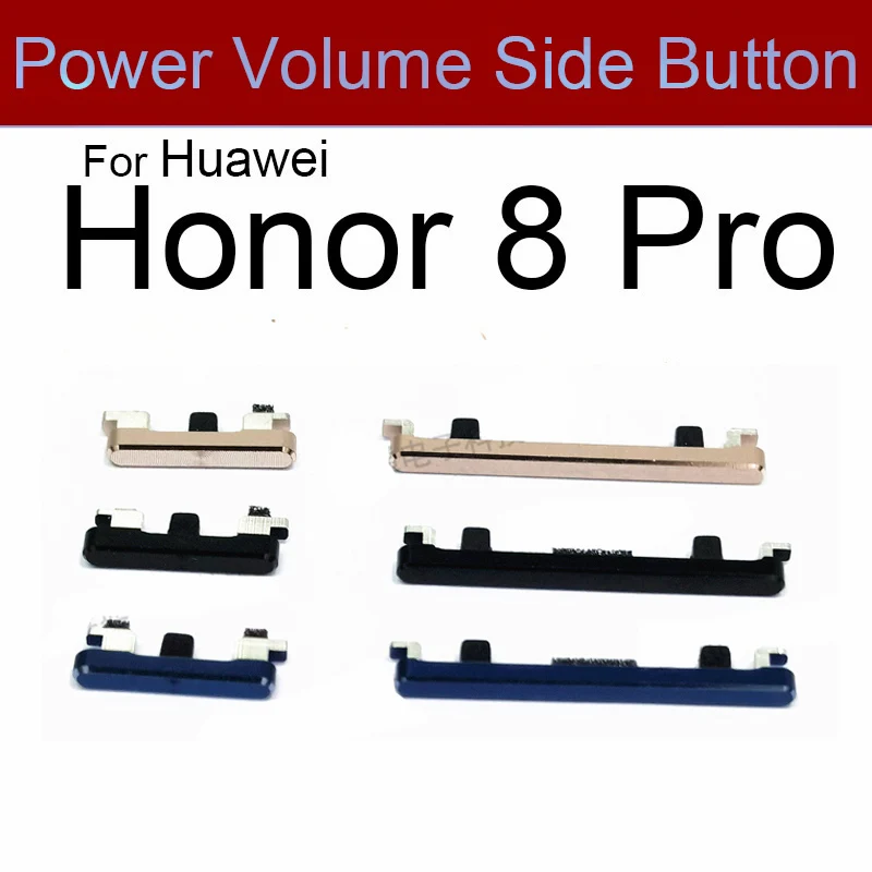 Power Volume Side Buttons For Huawei Honor 8 8A 8C 8X ON OFF Power Key Audio Control Button Side Key Replacement Repair Parts