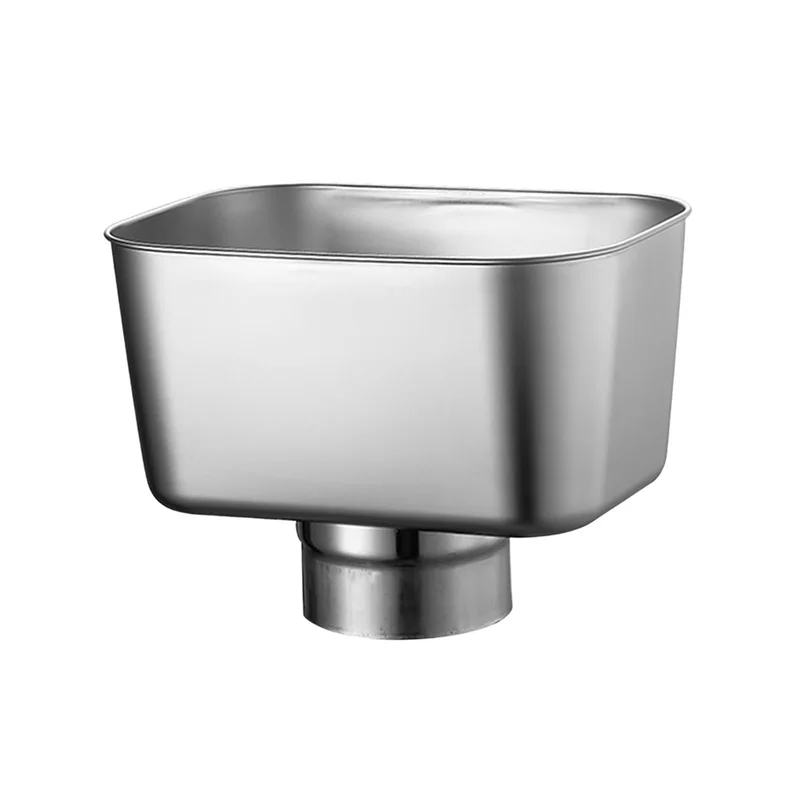 A74E-محول ماسورة التصريف من الفولاذ المقاوم للصدأ، موصل مزراب مياه الأمطار، موصل استبدال الصرف