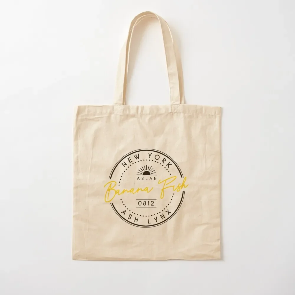 Banana Fish Ash Lynx Tote Bag large size bags Women's beach bags foldable reusable bag