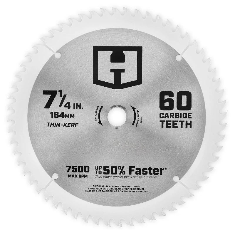 

7 1/4-inch 60 Tooth Circular Saw Blade