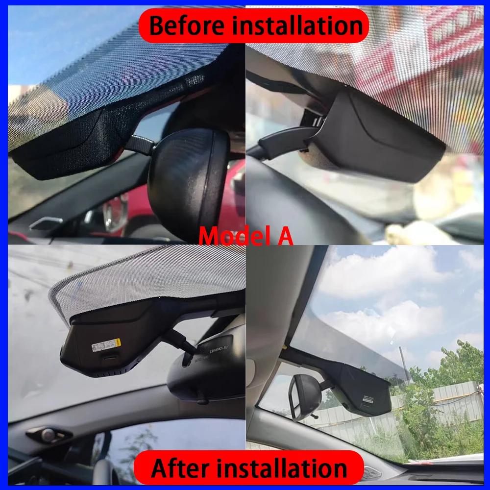 for Chirey Fownix Chery Tiggo 7 Pro Max Plus 2020-2025 OEM 4K DVR Dash Cam Front Rear Camera WiFi Video Recorder Plug and Play
