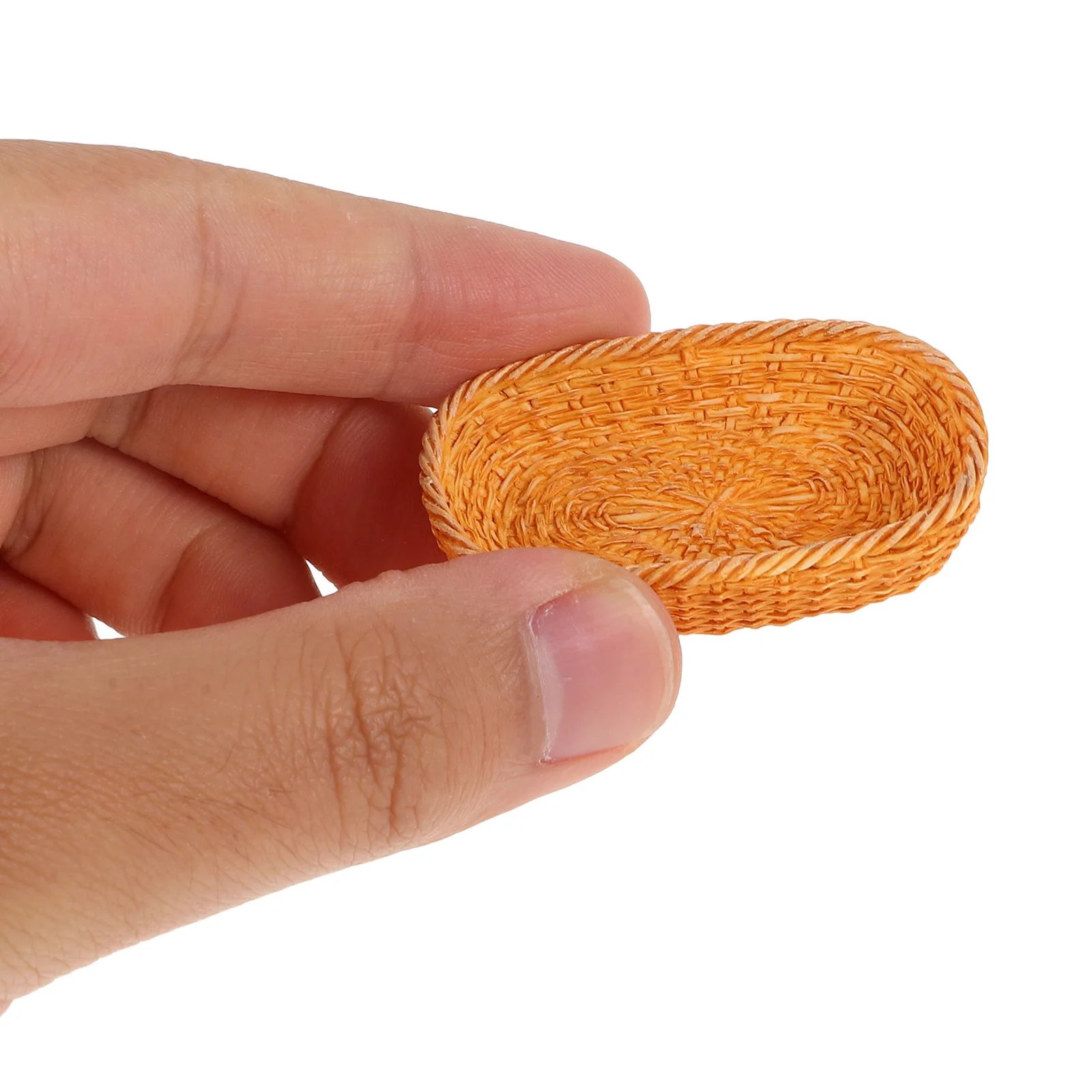 9 قطعة سلال منسوجة مصغرة دمية الروطان مجموعة Diy بها بنفسك المناظر الطبيعية الحرفية ديكور الجنية سلة Playset نزهة الخبز الصغيرة