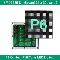 P6 Led Display Matrix Module Outdoor Rgb Panel Matrix / 32x32 Outdoor P6 Led Panel Led Module