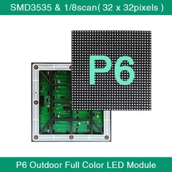 Módulo Matriz de Display LED Externo, Painel RGB, 32x32, P6