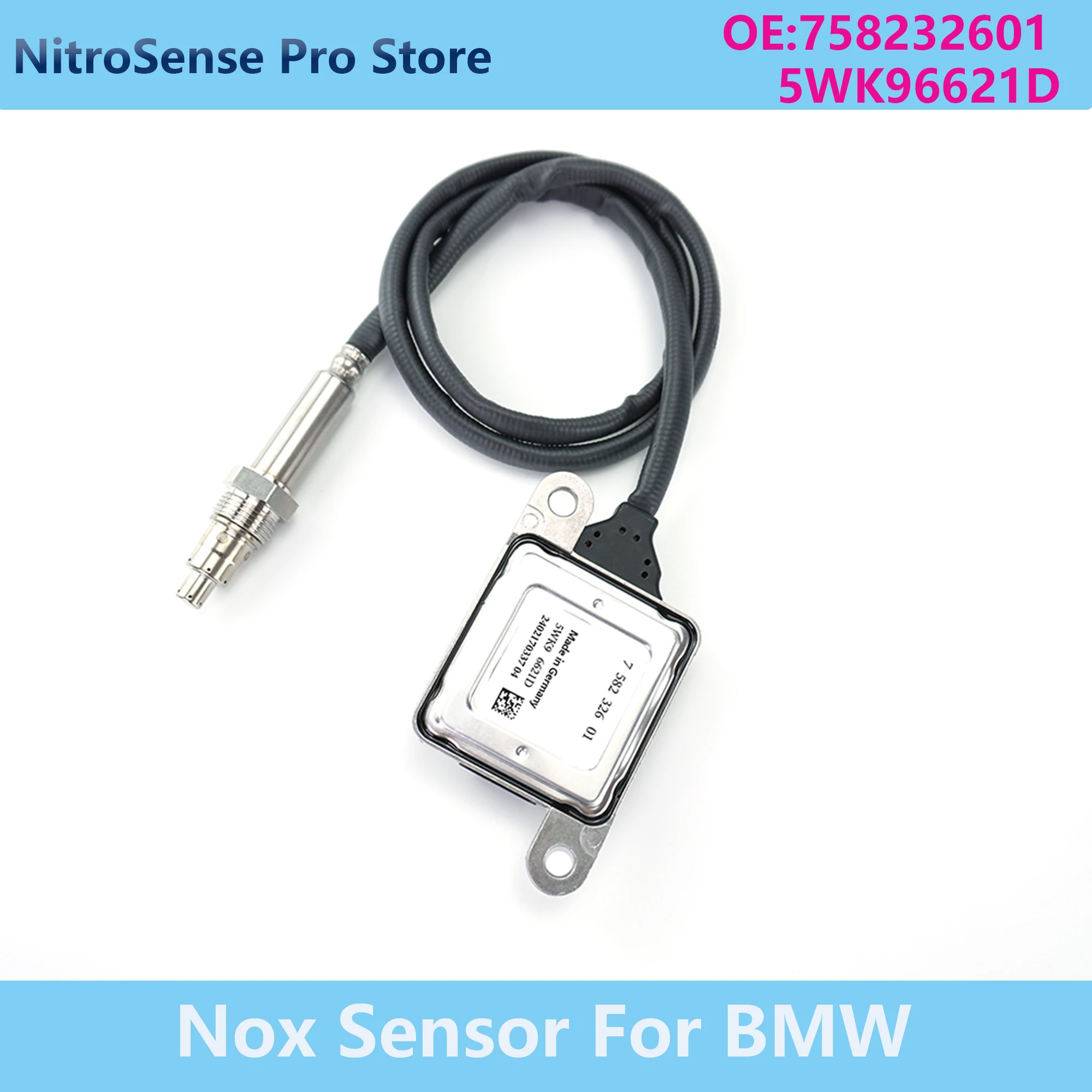 

758232601 5WK96621D 5WK9 6621D NEW Nitrogen Oxide Sensor For BMW 1 3 Series E81 E87 LCI E90 E91 E92 E93