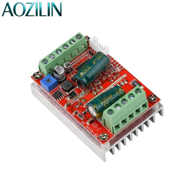 AOZILIN BLDC 3 Phase DC Brushless Motor Controller With Hall Sensor 6-60V 400W 12V 48V Brushless Motor Driver Board