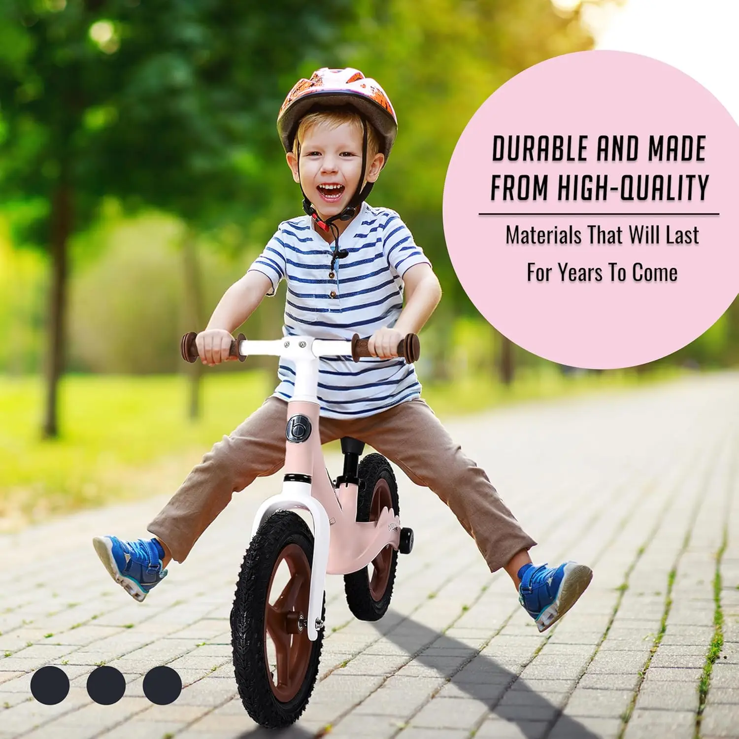 Lava Sport Kids Balance Bike - No Pedal Kids Bikes - Walking Bicycles - Beginner Lightweight Sports Training Bicycle for Boys an