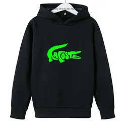 Kinder Frühling Herbst lässig einfache Brief druck Langarm Hoodie 2-13 Jahre Jungen Mädchen tägliche Outfits Tops Kinder kleidung