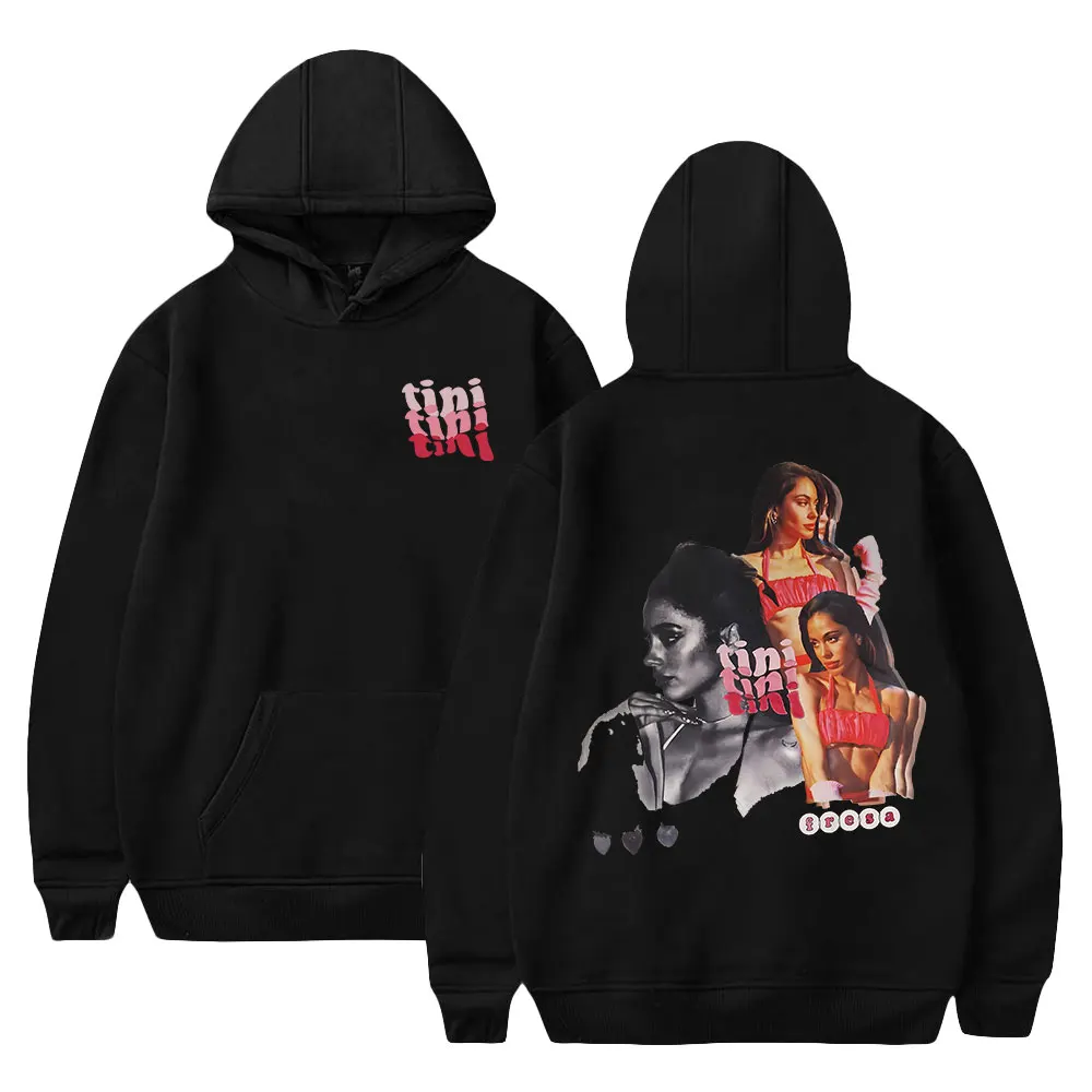 

Tini Stoessel Hoodie Pop Singer Merch Long Sleeve Streetwear Men Women Hooded Sweatshirt 2023 World Tour Fashion Clothes