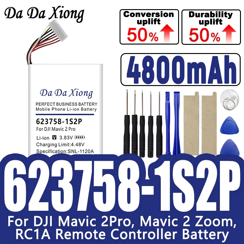 

DaDaXiong Battery 4800mAh 623758-1S2P For DJI Mavic 2Pro Mavic2Pro UAV Remote Control mavic2 Pro