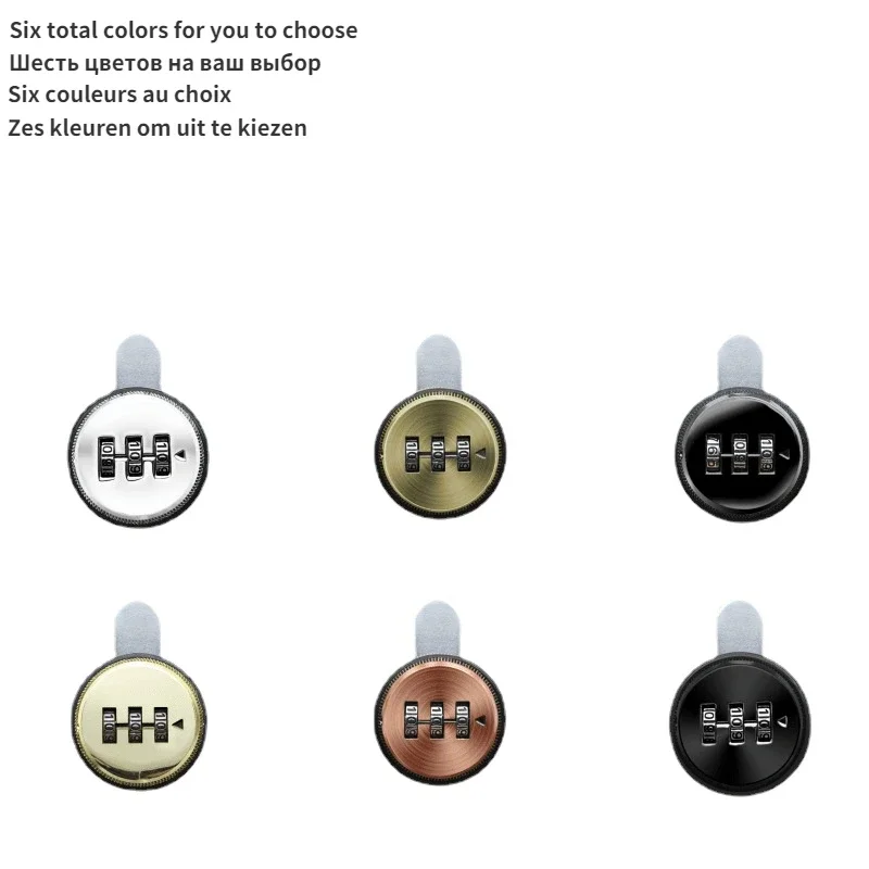 3 Digit Combination Password box Lock 20-30mm smart Cam Code Zinc Alloy for Mailbox Cabinet Door Security Hardware Combination